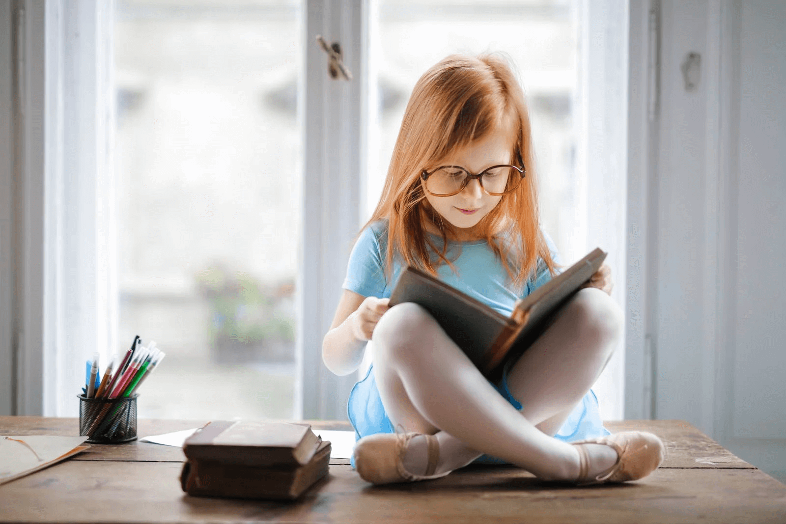 Mediation is the Peaceful Choice Young girl reading a book