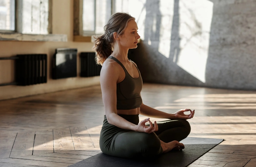 Seek Support During Trial Separation This is an image of a person meditating.
